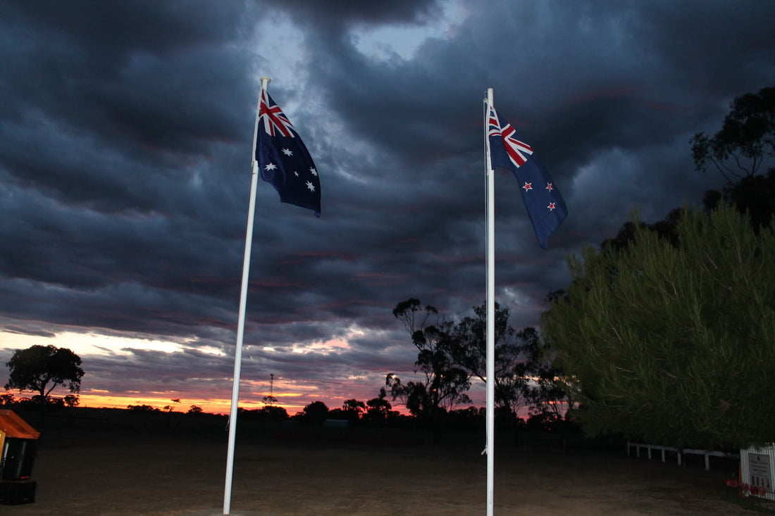 Anzac Day flag protocol