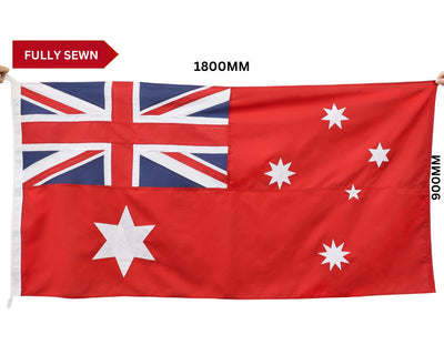 Australian Federation Red Ensign Flag | Fully Sewn 1901-1903