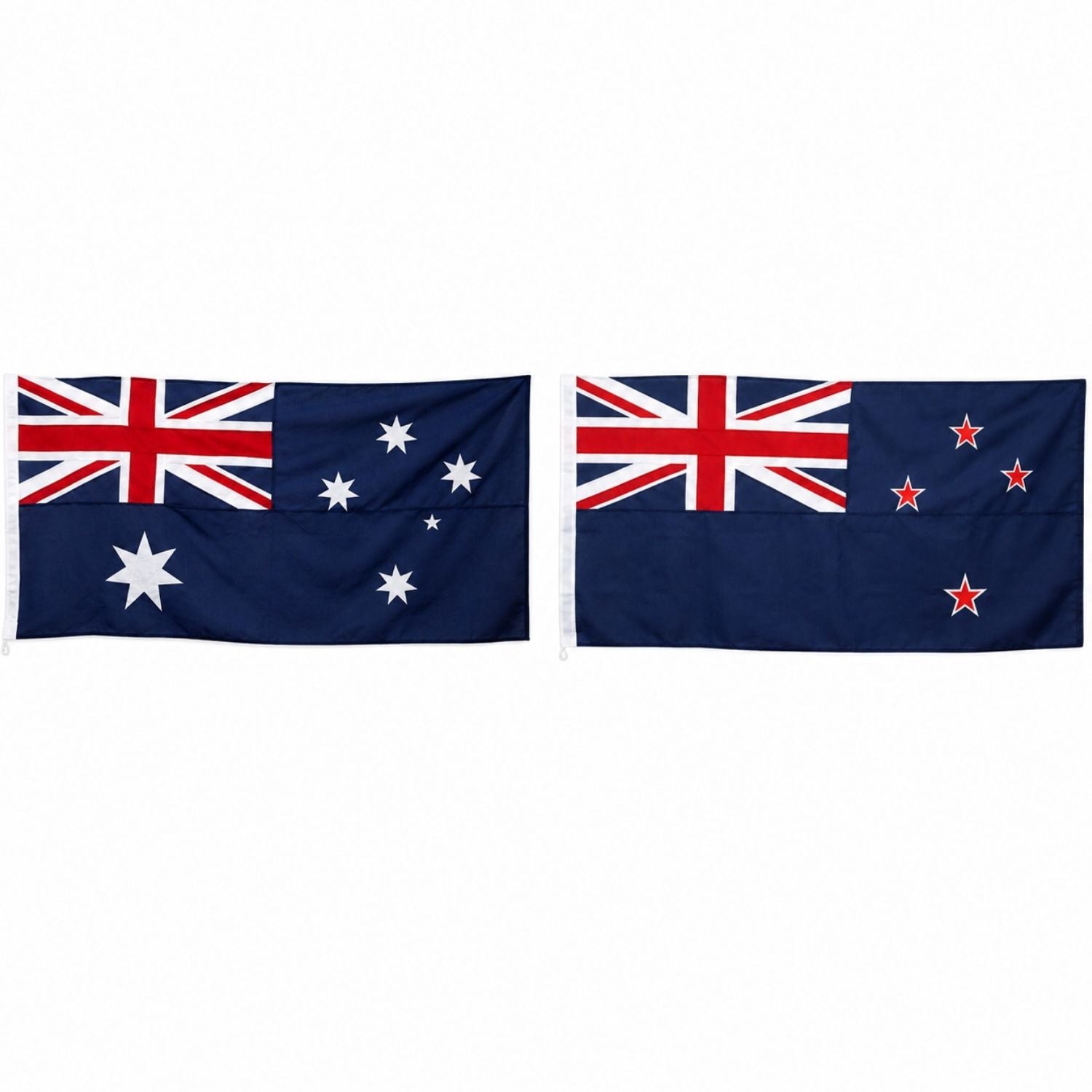 Fully Sewn Australian & New Zealand Flag Bundle | 1800 x 900mm