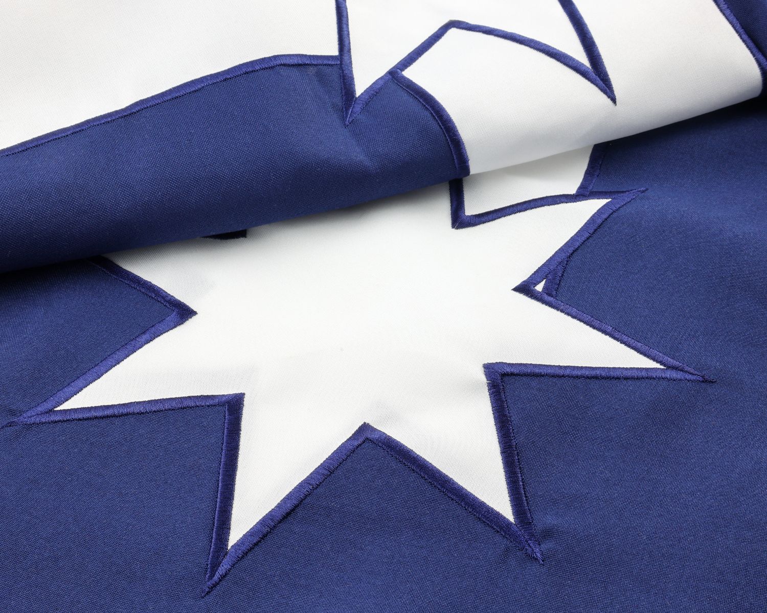 Eureka Stockade Flag - Embroidered star zoom detail