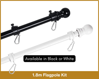 Flagpole Kit | 1.8m with Metal Base