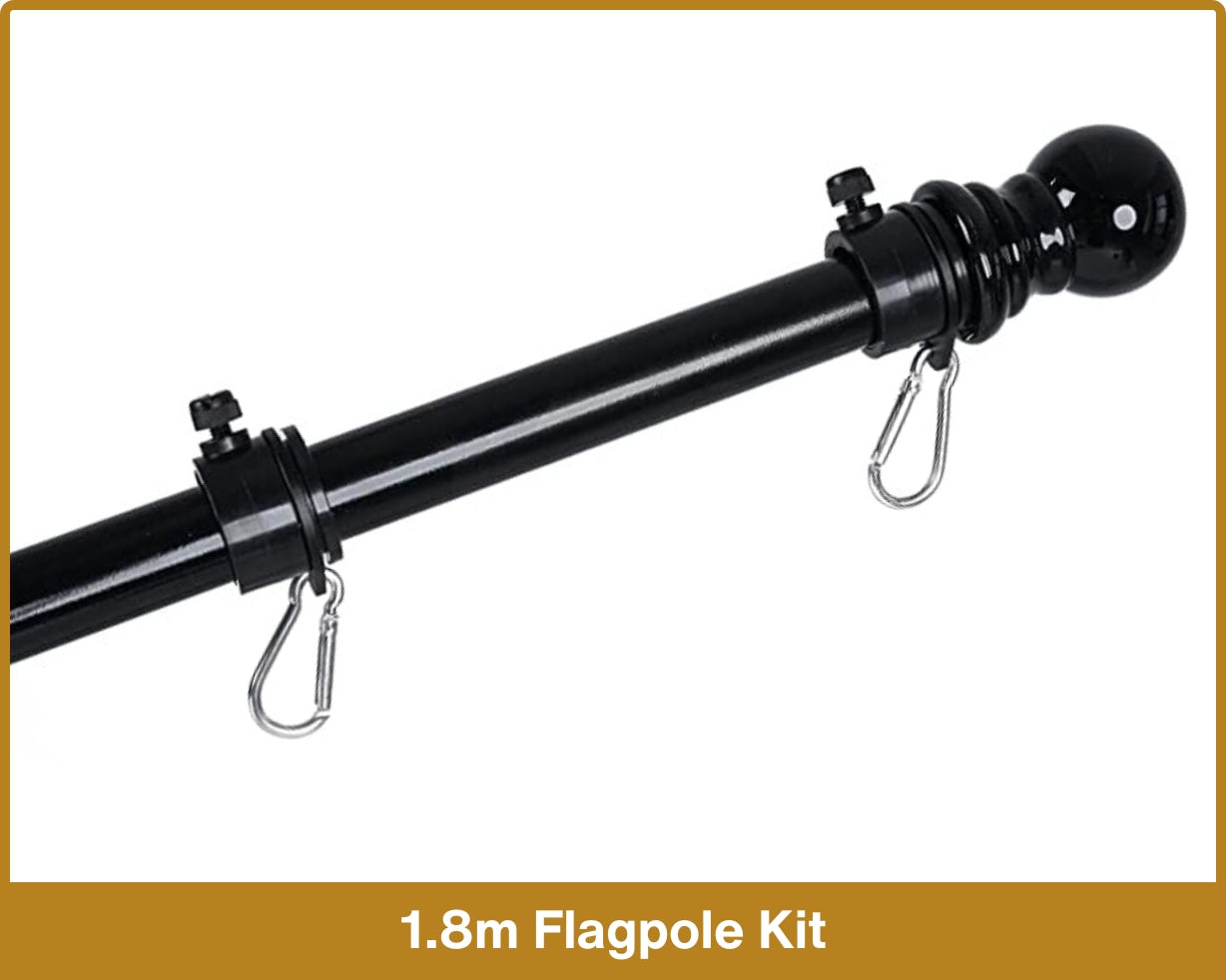 Flag Pole Kit | 1.8m with Metal Base