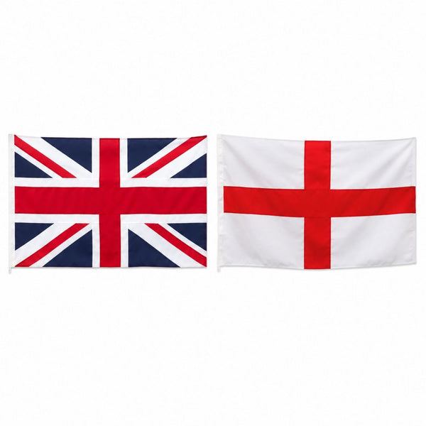 Fully Sewn Union Jack & England Flag Bundle