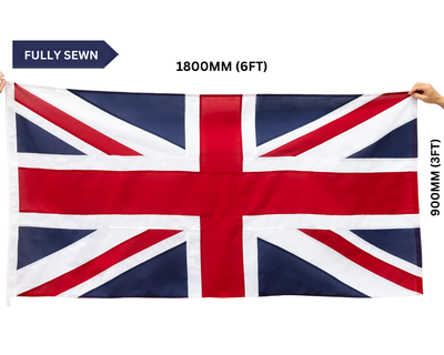 Fully Sewn United Kingdom Flag | 6ft x 3ft
