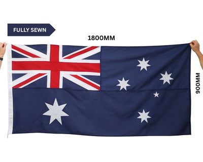 Fully Sewn Australian Flag | Large 1800 x 900mm